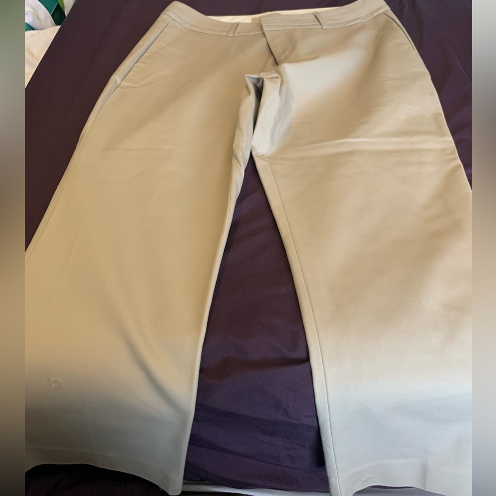 Khaki, flat front, Martin fit